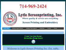 Tablet Screenshot of lytlescreenprinting.com